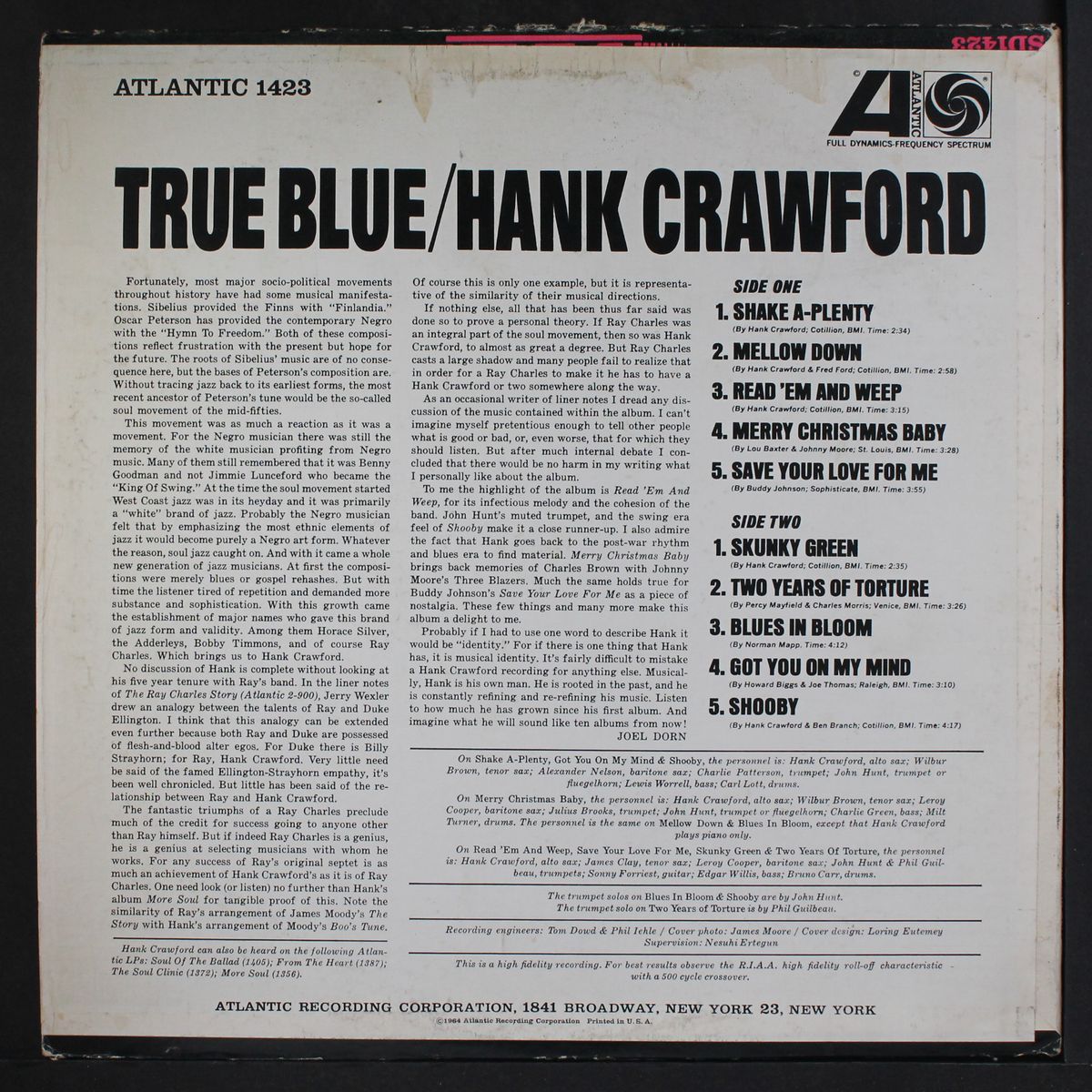 true blue by HANK CRAWFORD