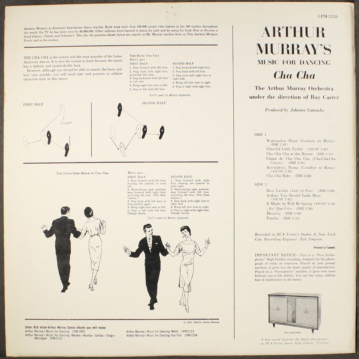 cha cha by ARTHUR MURRAY'S MUSIC FOR DANCING