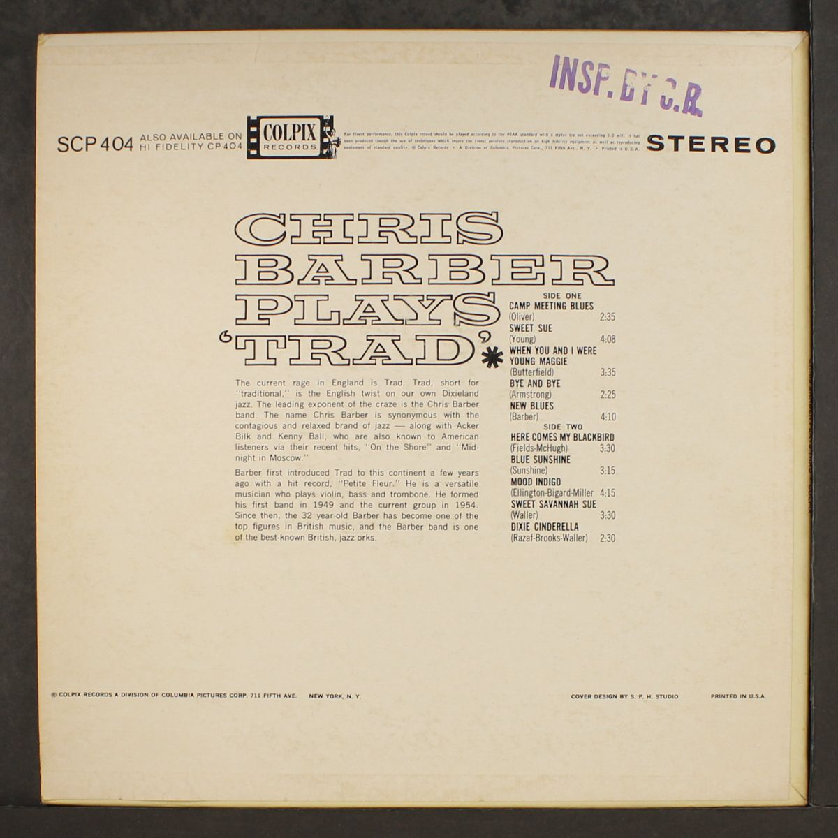 plays trad by CHRIS BARBER