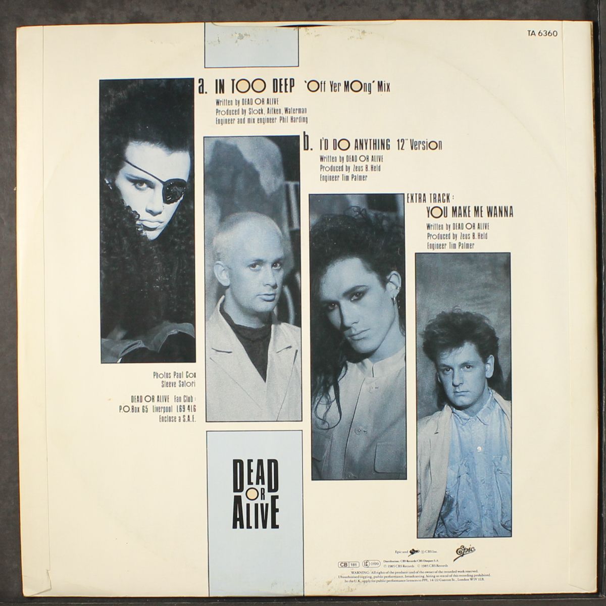 in too deep by DEAD OR ALIVE