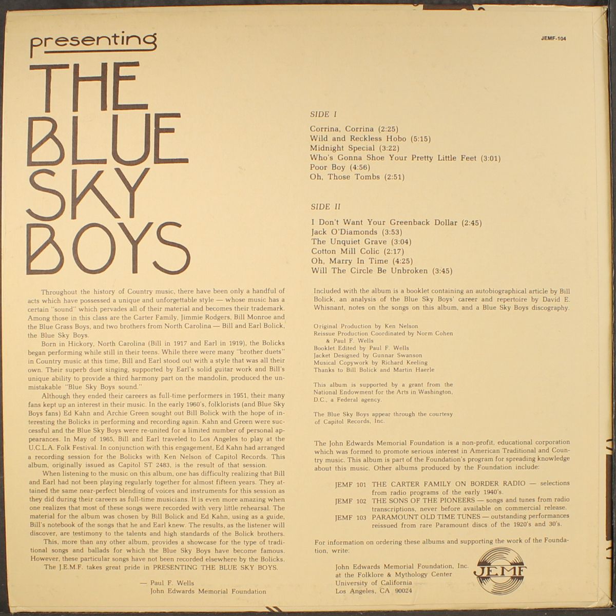 presenting by BLUE SKY BOYS