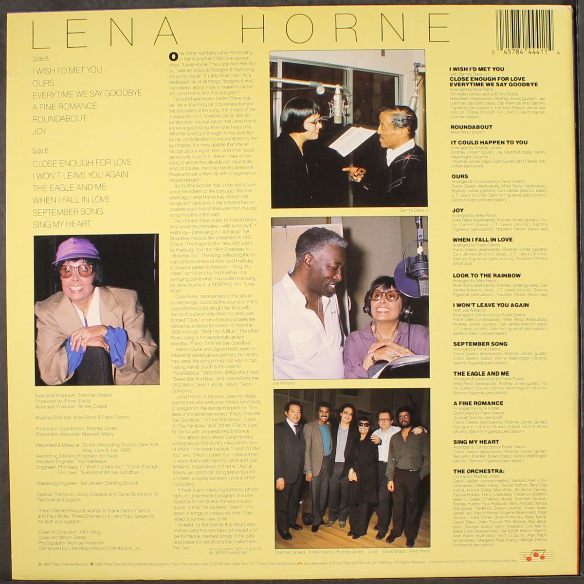 the men in my life by LENA HORNE