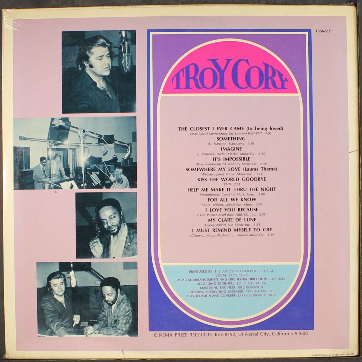 the closest i ever came by TROY CORY