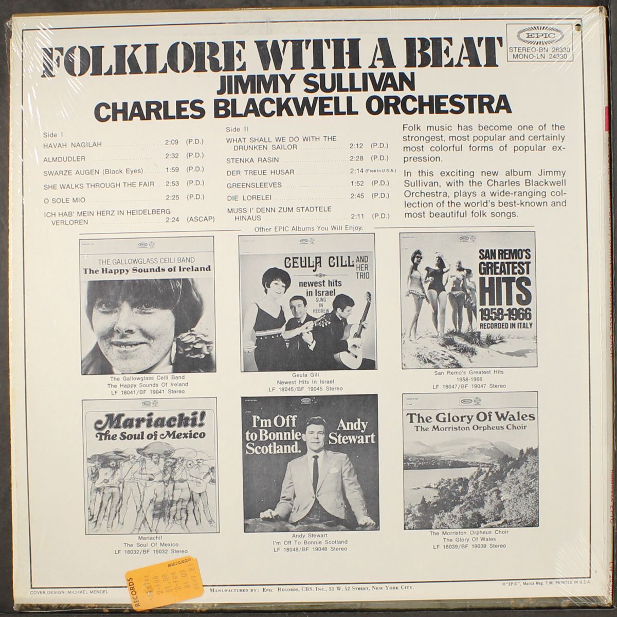 folklore with a beat by JIM SULLIVAN