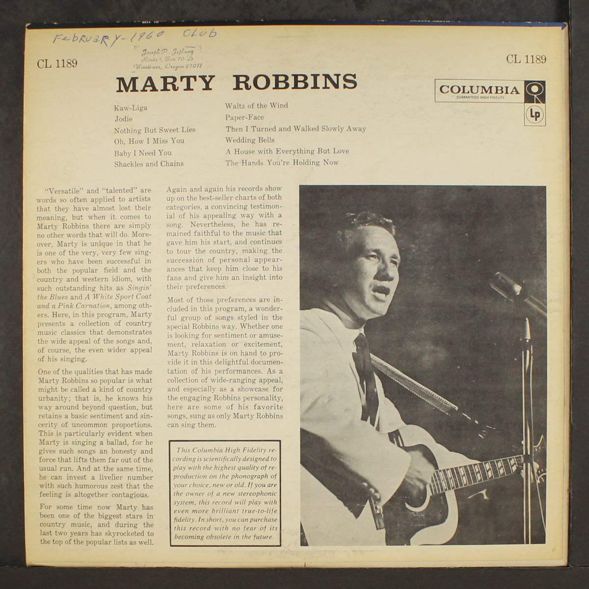 marty robbins by MARTY ROBBINS