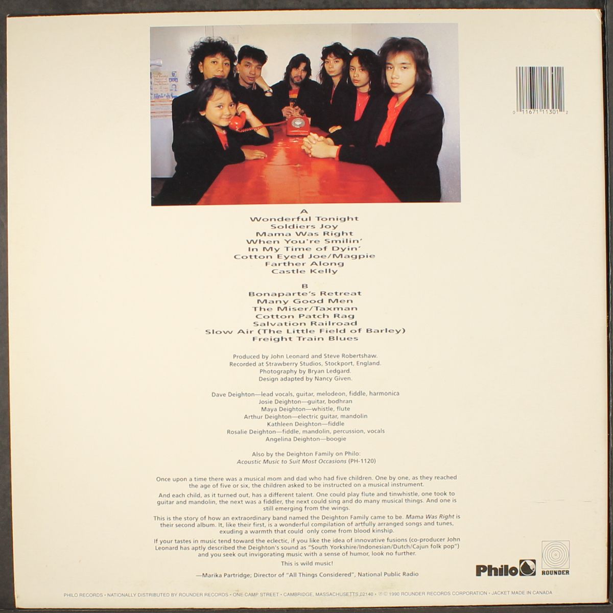 mama was right by DEIGHTON FAMILY