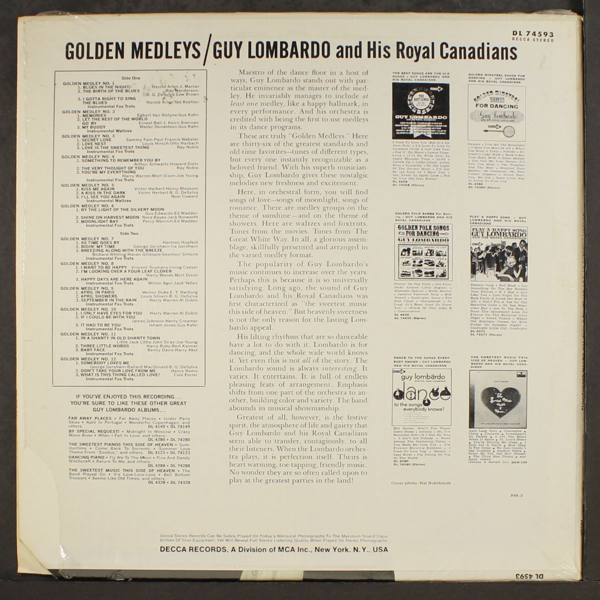 golden medleys by by GUY LOMBARDO