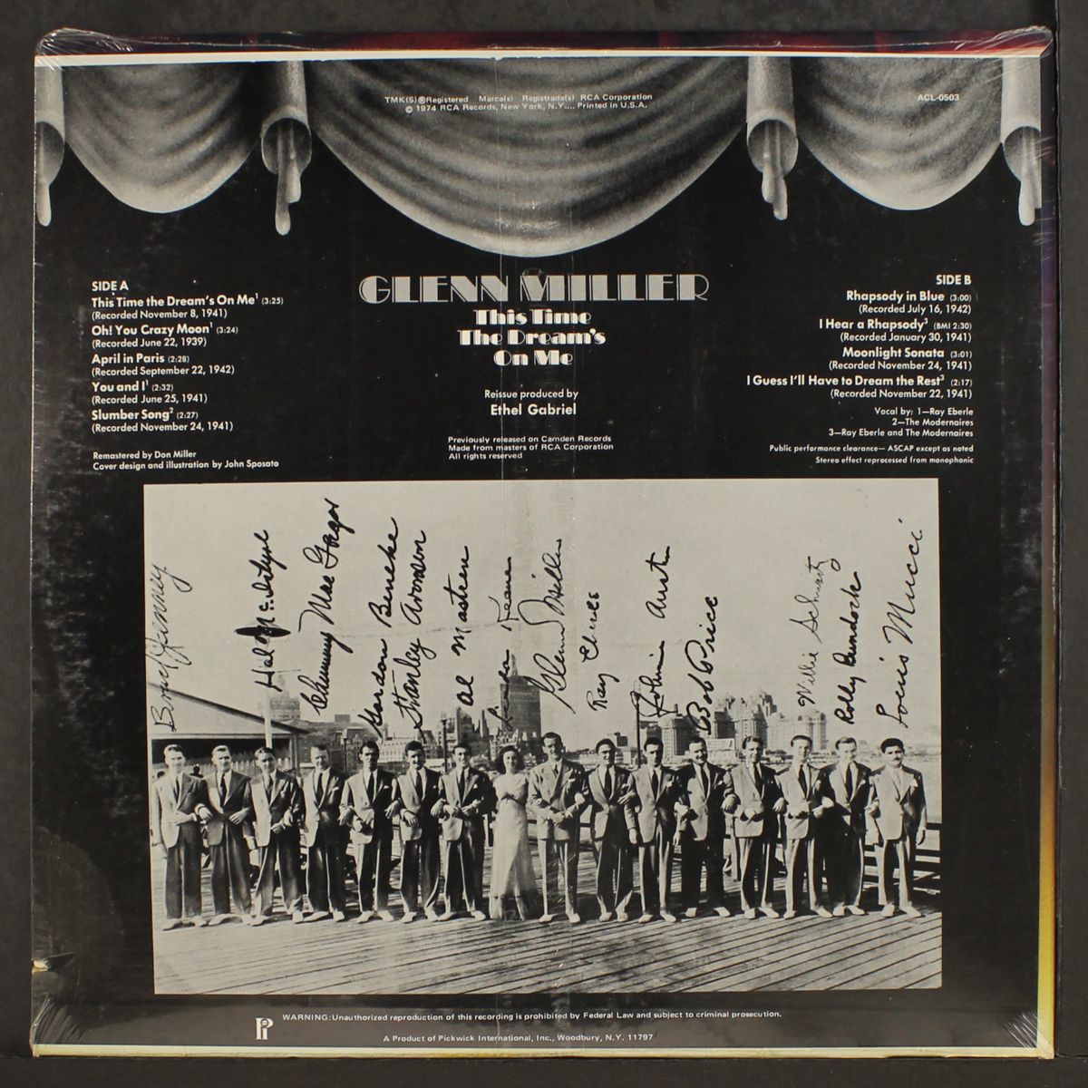 this time the dream's on me by GLENN MILLER