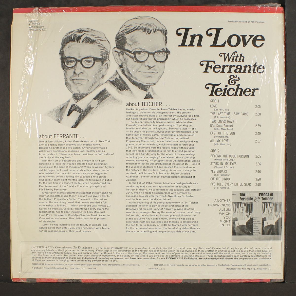 in love with by FERRANTE & TEICHER
