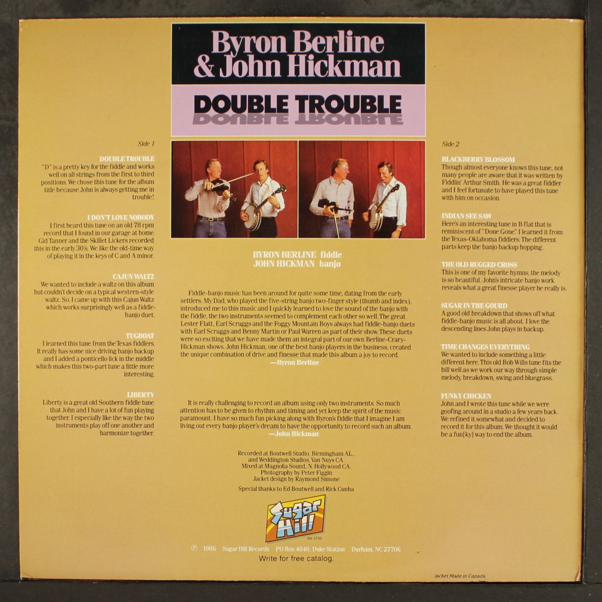 double trouble by BYRON BERLINE & JOHN HICKMAN