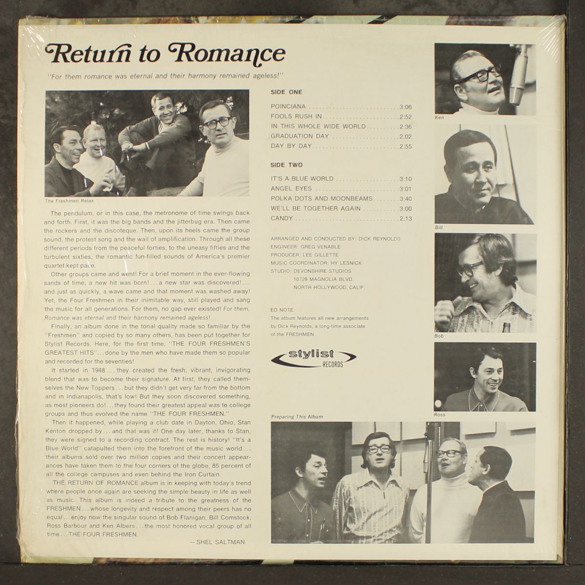 return to romance by FOUR FRESHMEN