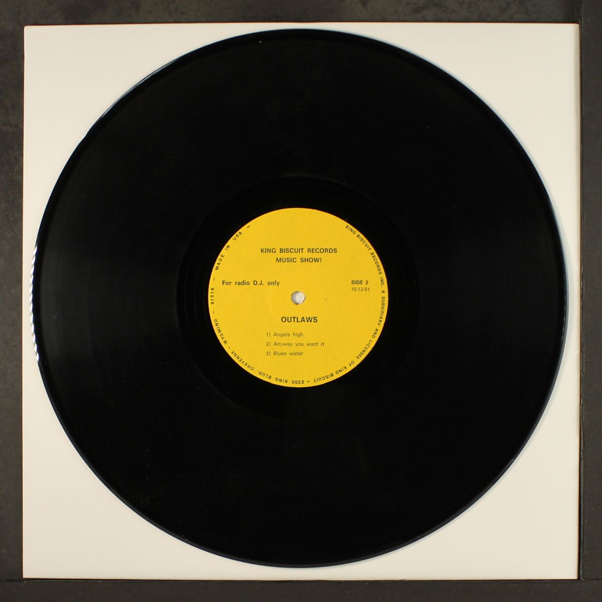 king biscuit records music show! by OUTLAWS