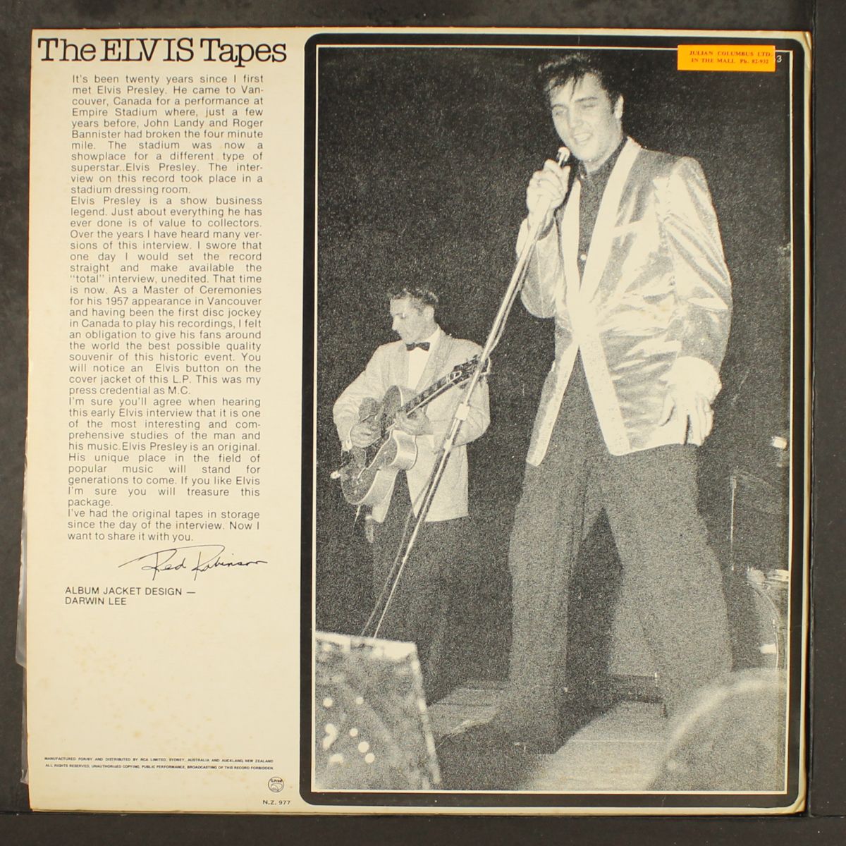 the elvis tapes by ELVIS PRESLEY