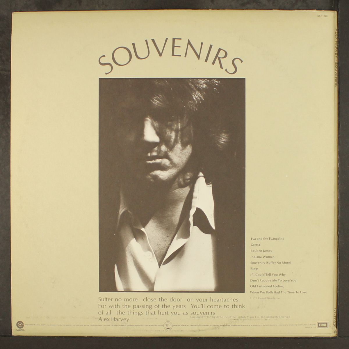 souvenirs by ALEX HARVEY