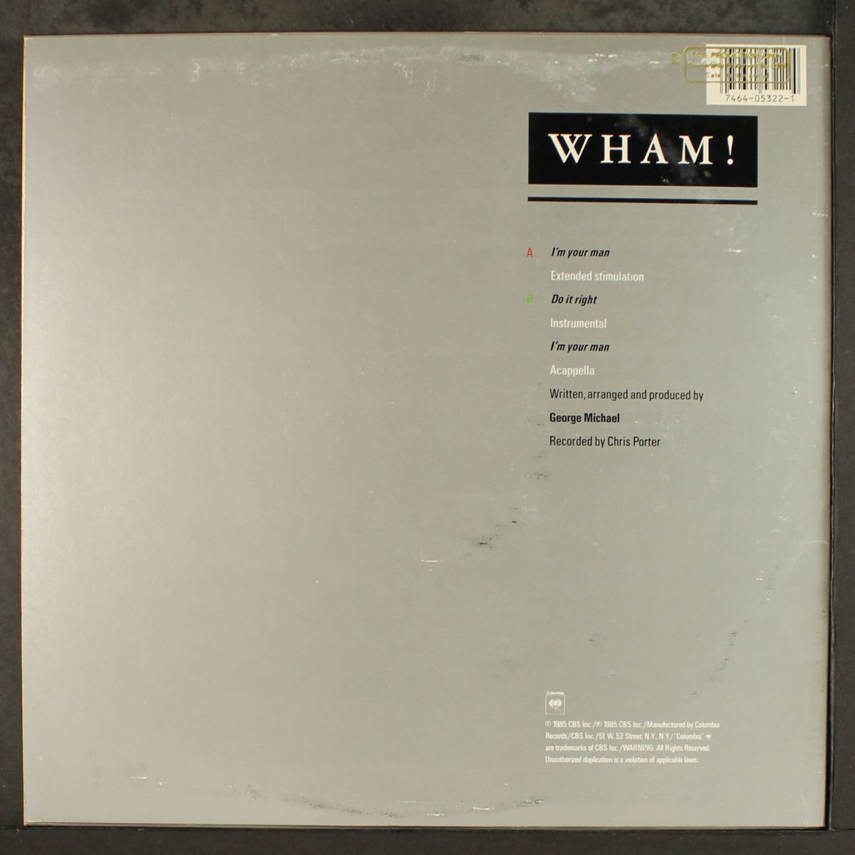 i'm your man / do it right by WHAM!