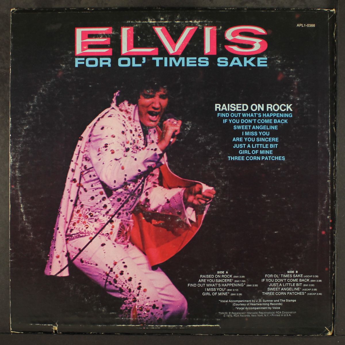 raised on rock by ELVIS PRESLEY