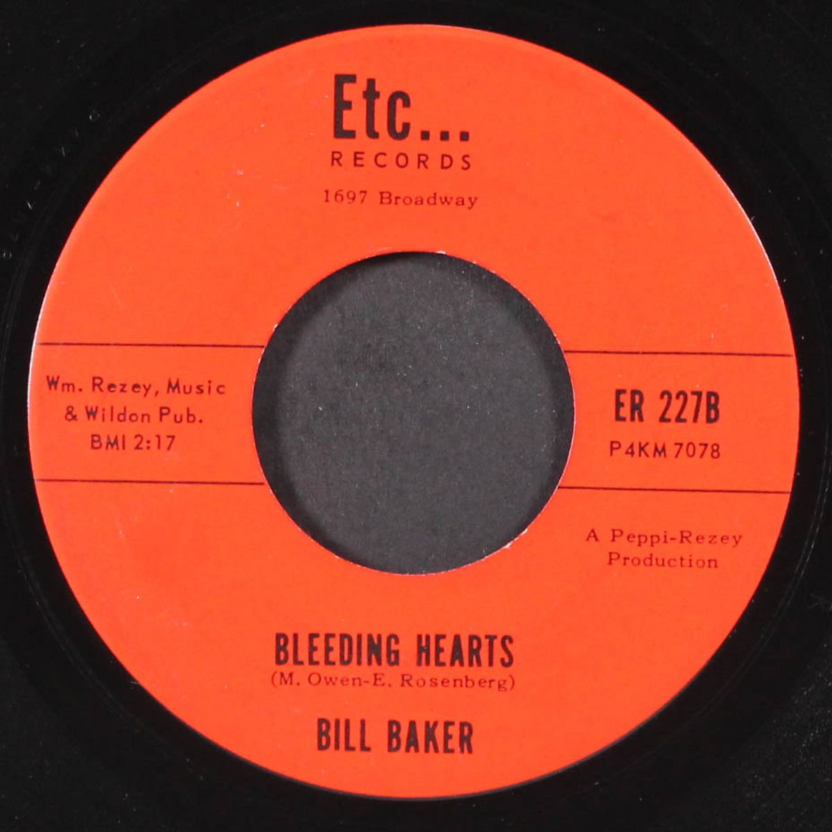 there's a small hotel by BILL BAKER