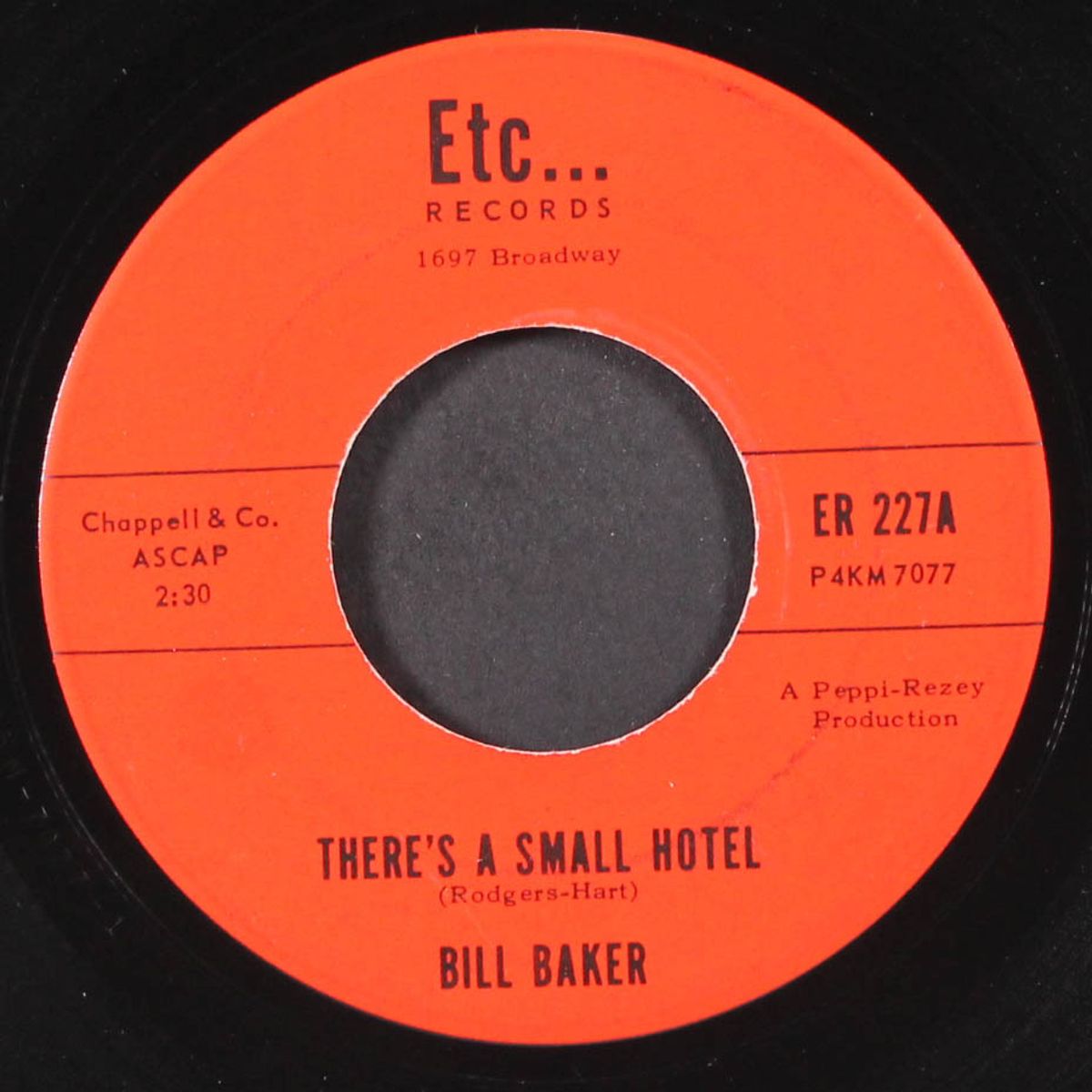 there's a small hotel by BILL BAKER