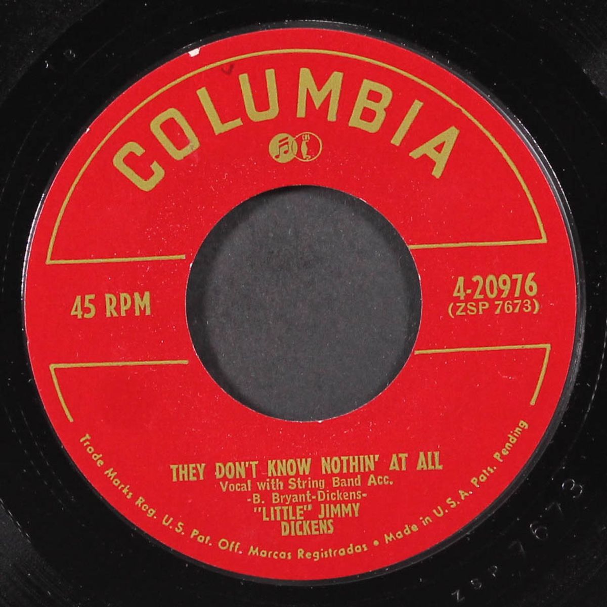 they don't know nothin' at all by LITTLE JIMMY DICKENS