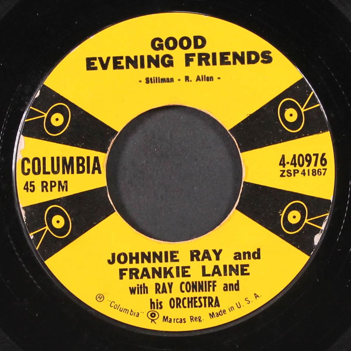up above my head / good evening friends by JOHNNIE RAY & FRANKIE LAINE