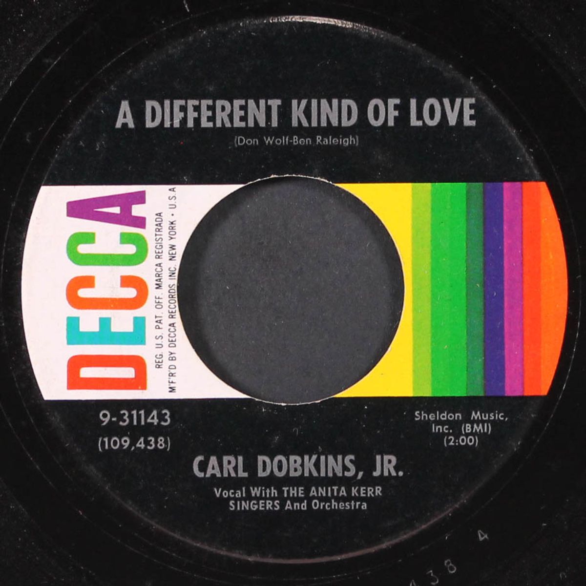 a different kind of love / genie by CARL DOBKINS, JR.