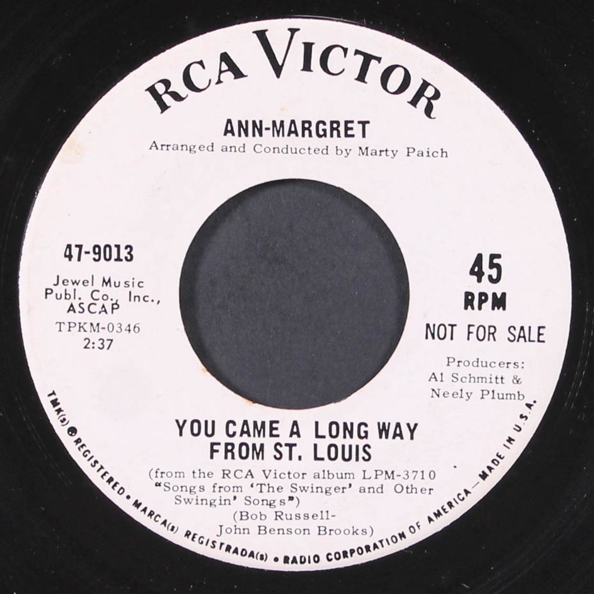 the swinger / you came a long way from st. louis by ANN-MARGRET
