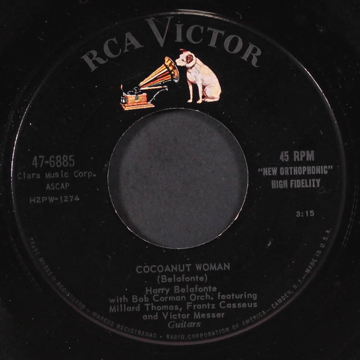 cocoanut woman / island in the sun by HARRY BELAFONTE