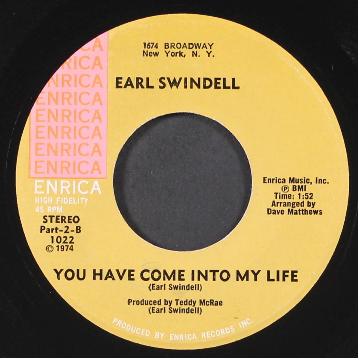 you have come into my life / pt. 2 by EARL SWINDELL
