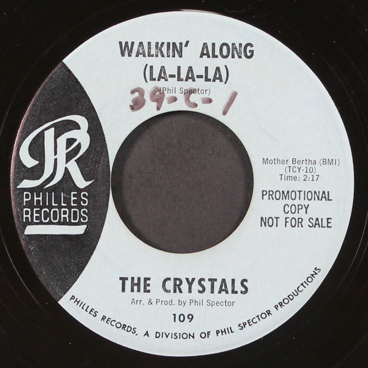 he's sure the boy i love / walkin' along by CRYSTALS