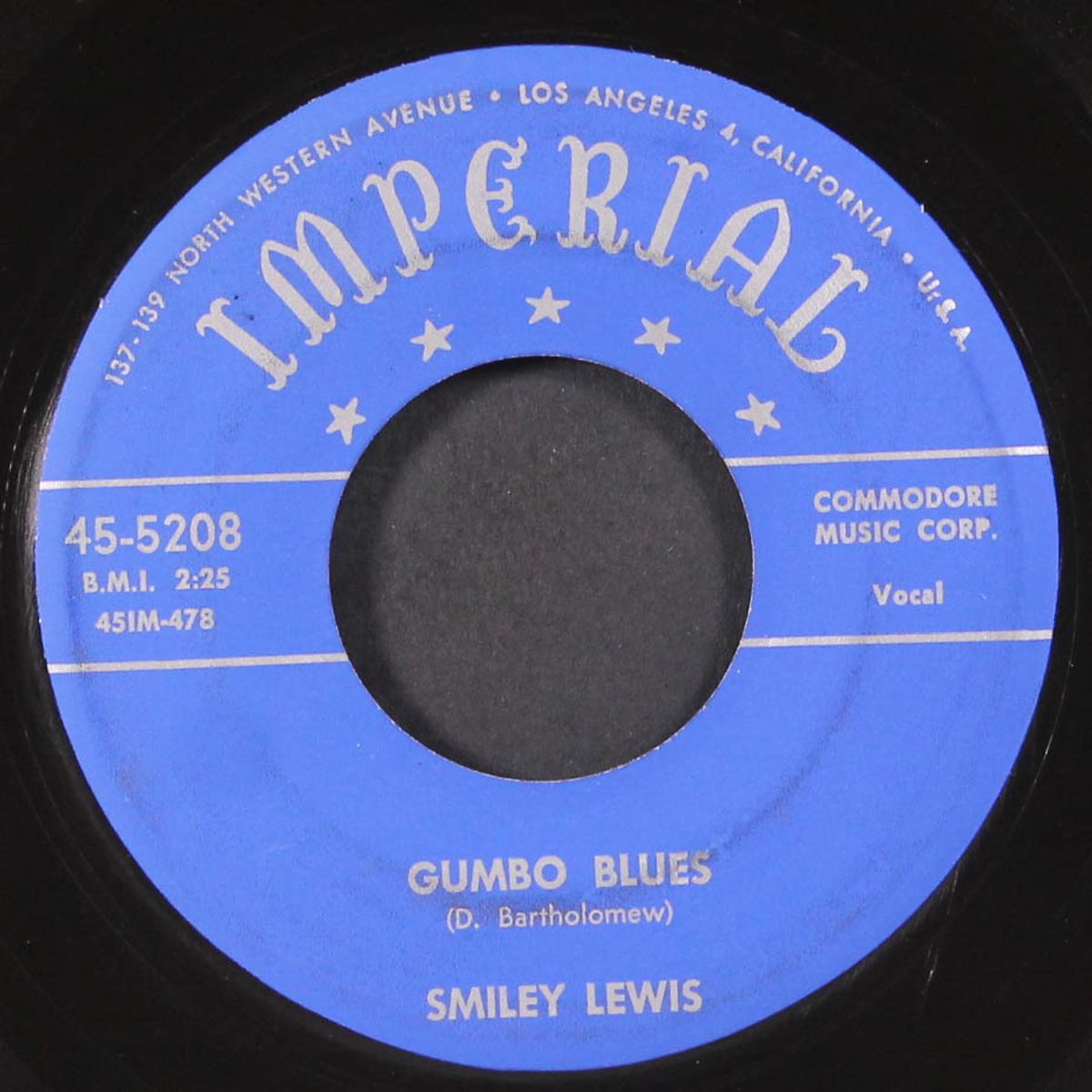 gumbo blues / it's so peaceful by SMILEY LEWIS