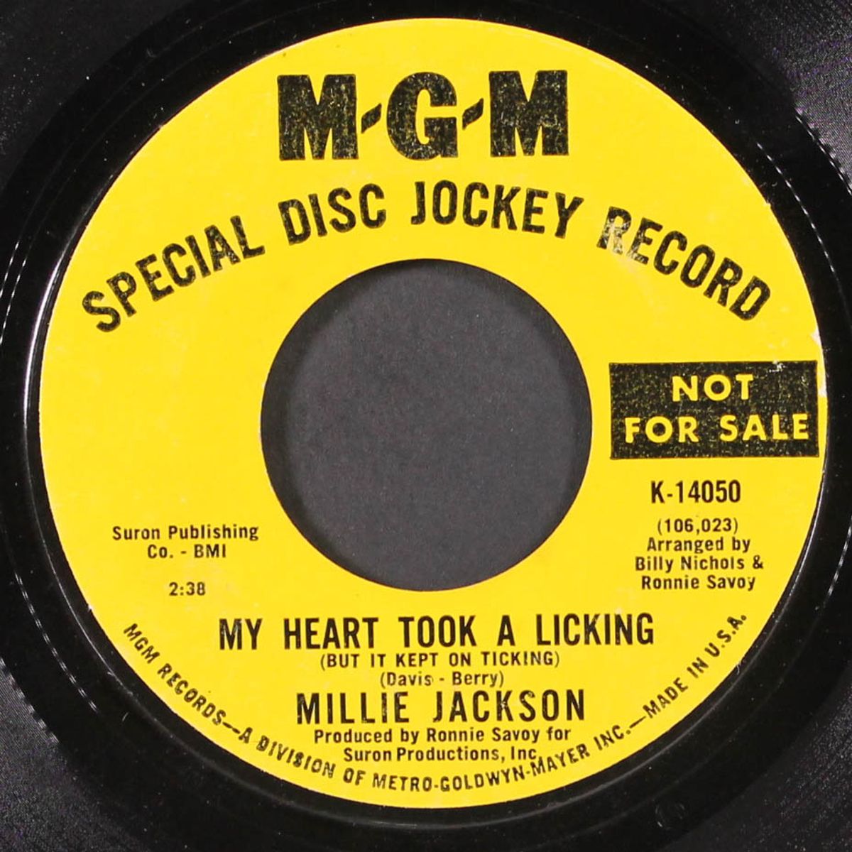 my heart took a licking / little bit of something by MILLIE JACKSON