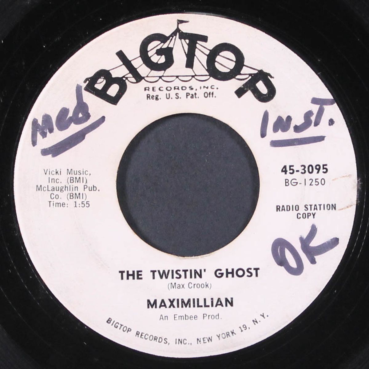 the twistin' ghost / the breeze and i by MAXIMILLIAN