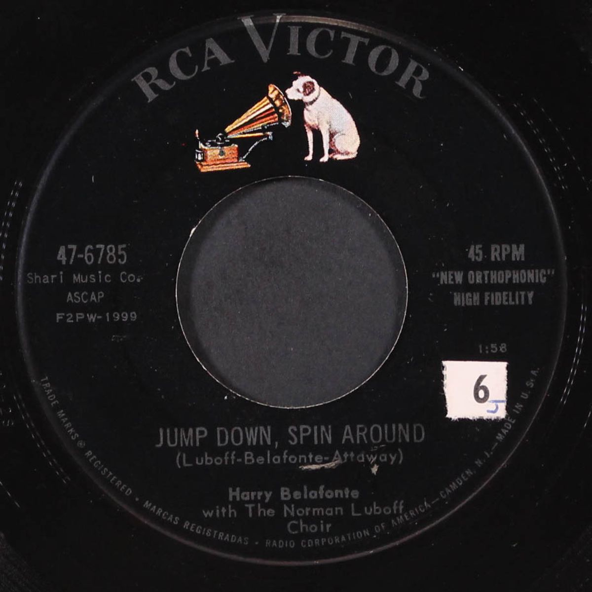 jump down spin around by HARRY BELAFONTE