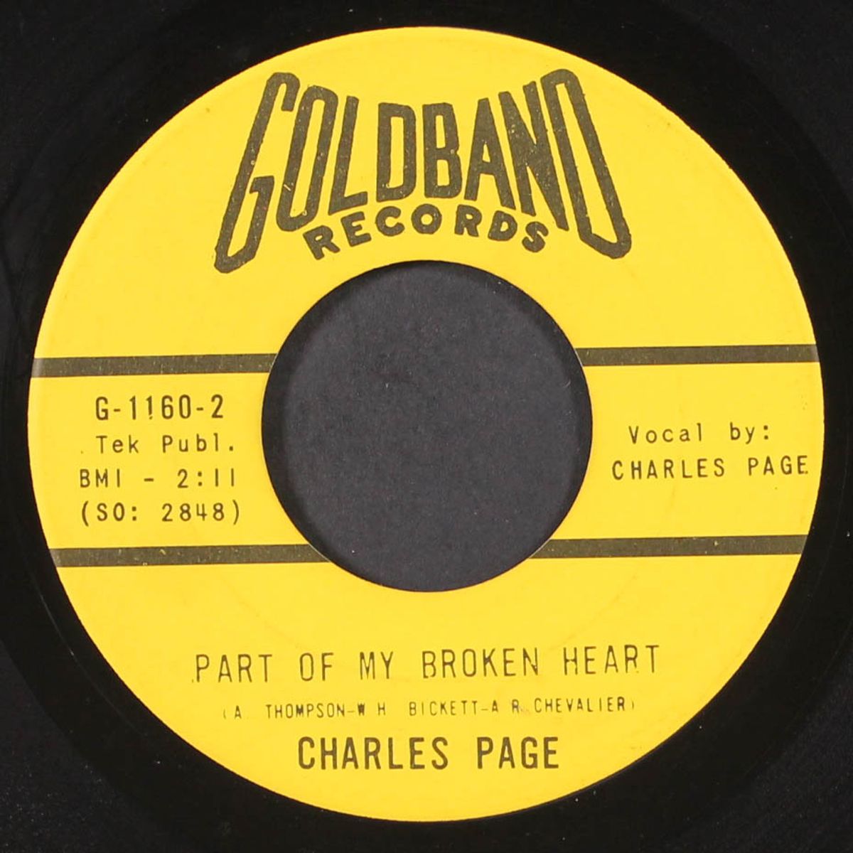 tonight i cry by CHARLES PAGE