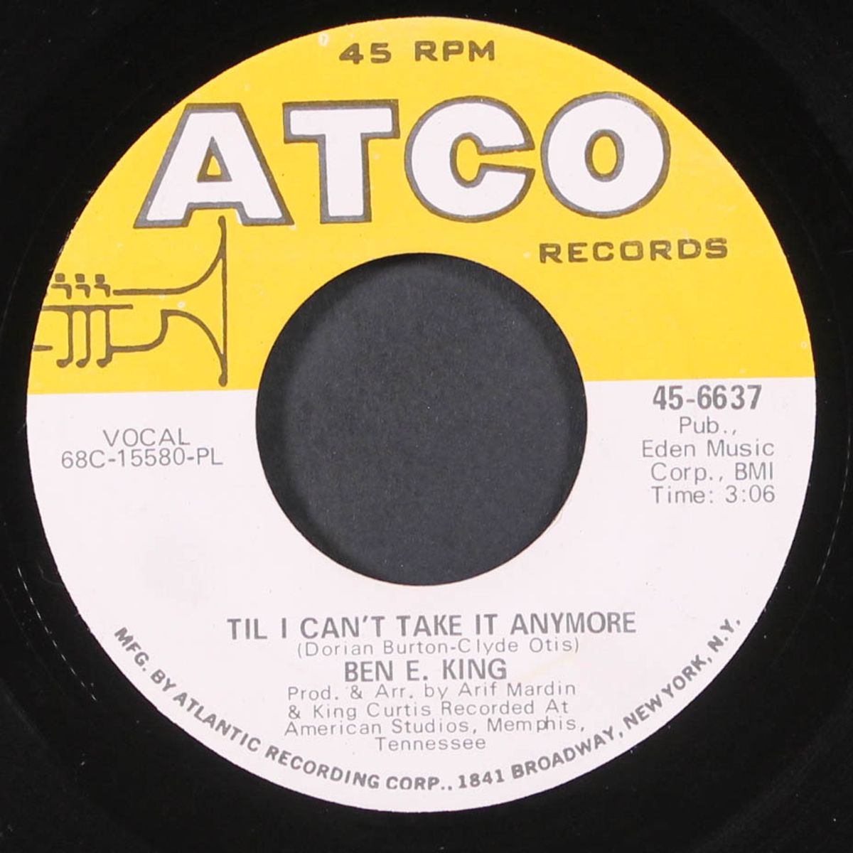 it ain't fair / til i can't take it anymore by BEN E. KING