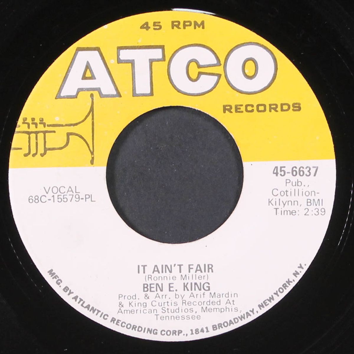 it ain't fair / til i can't take it anymore by BEN E. KING