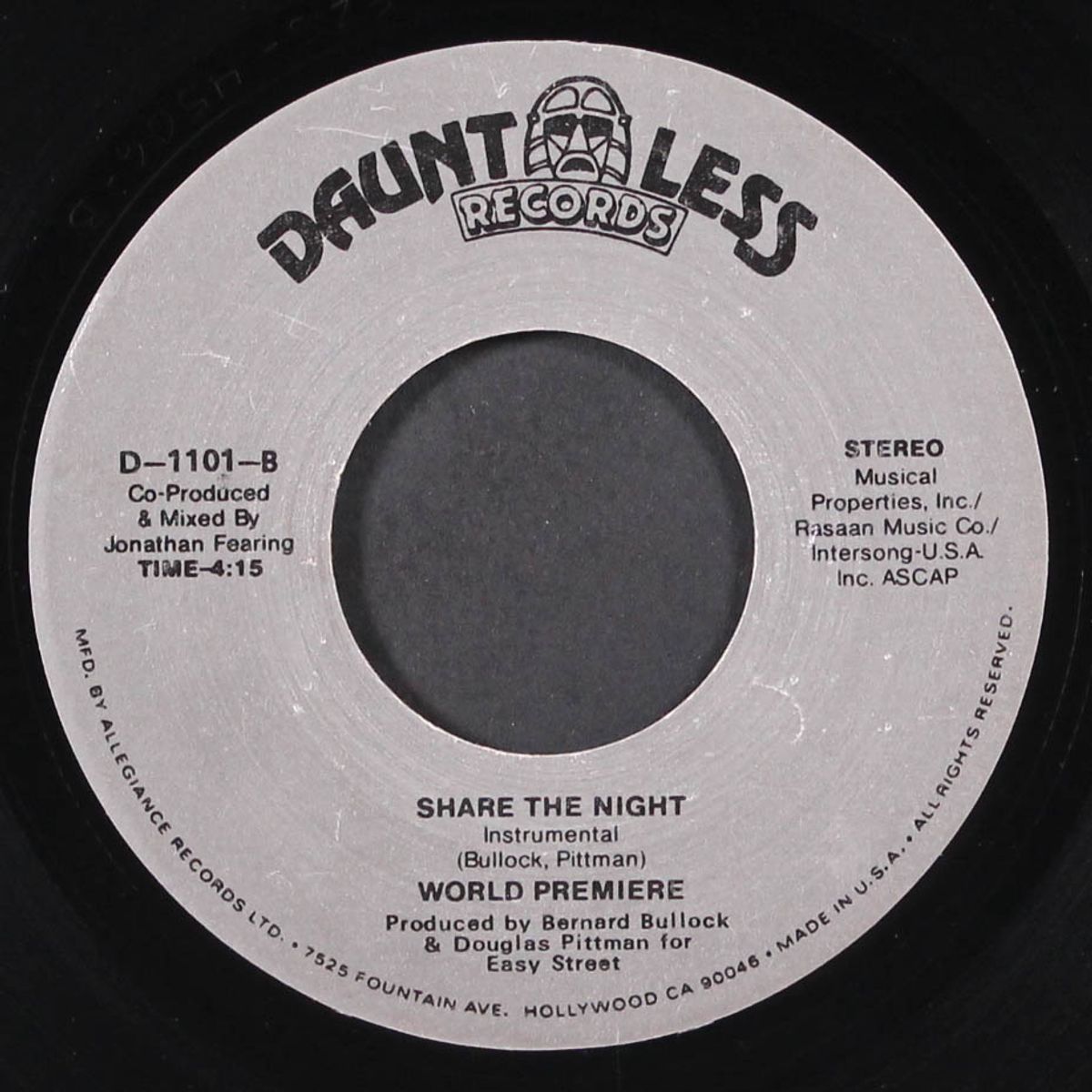 share the night / instrumental by WORLD PREMIERE