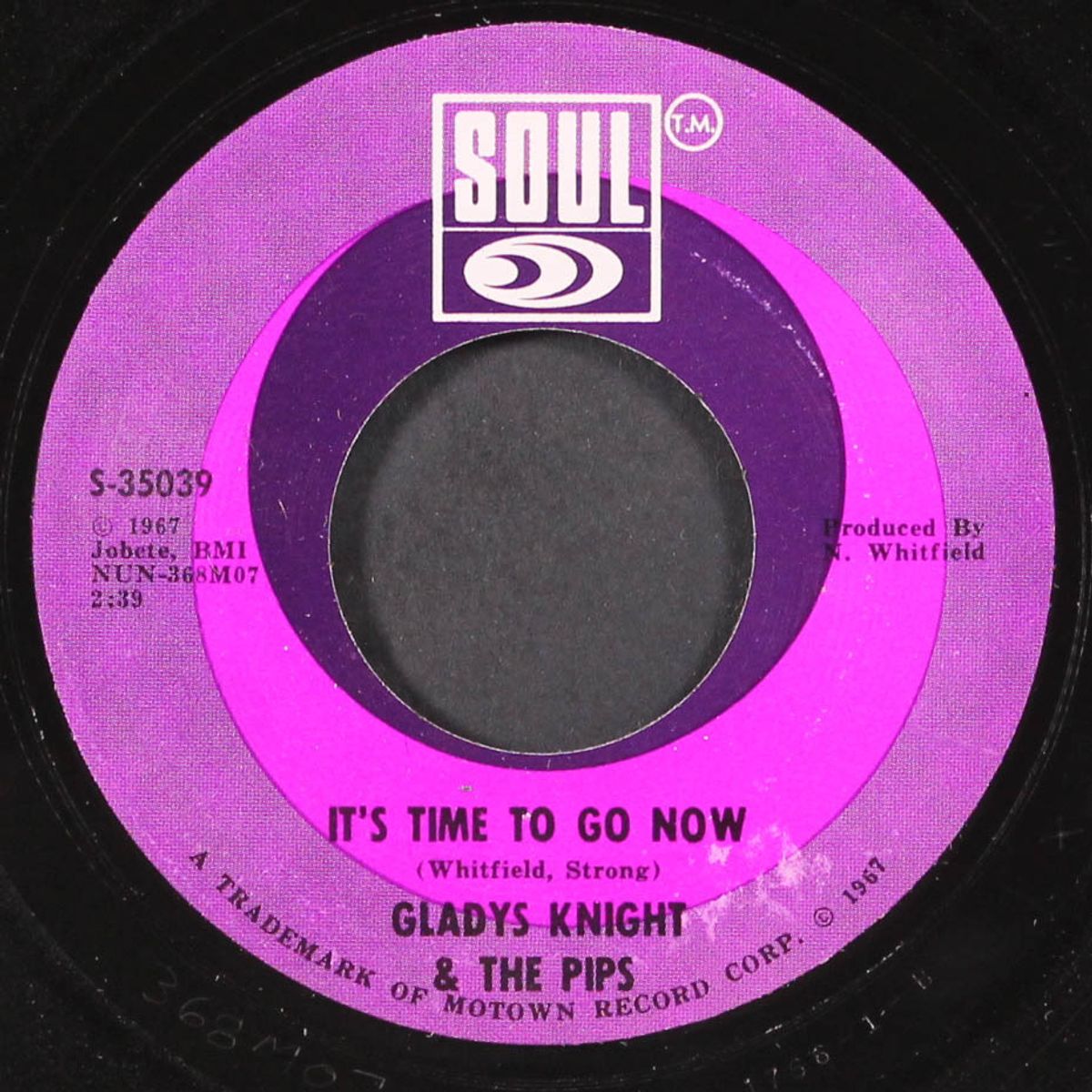 i heard it through the grapevine / it's time to go now by GLADYS KNIGHT & PIPS