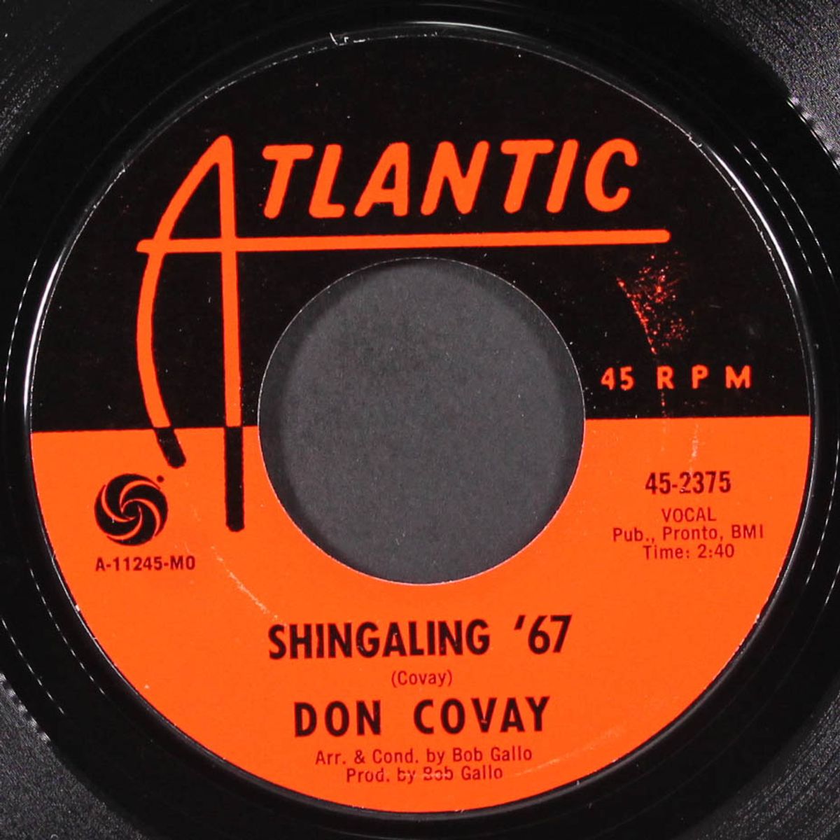 shingaling '67 / i was there by DON COVAY
