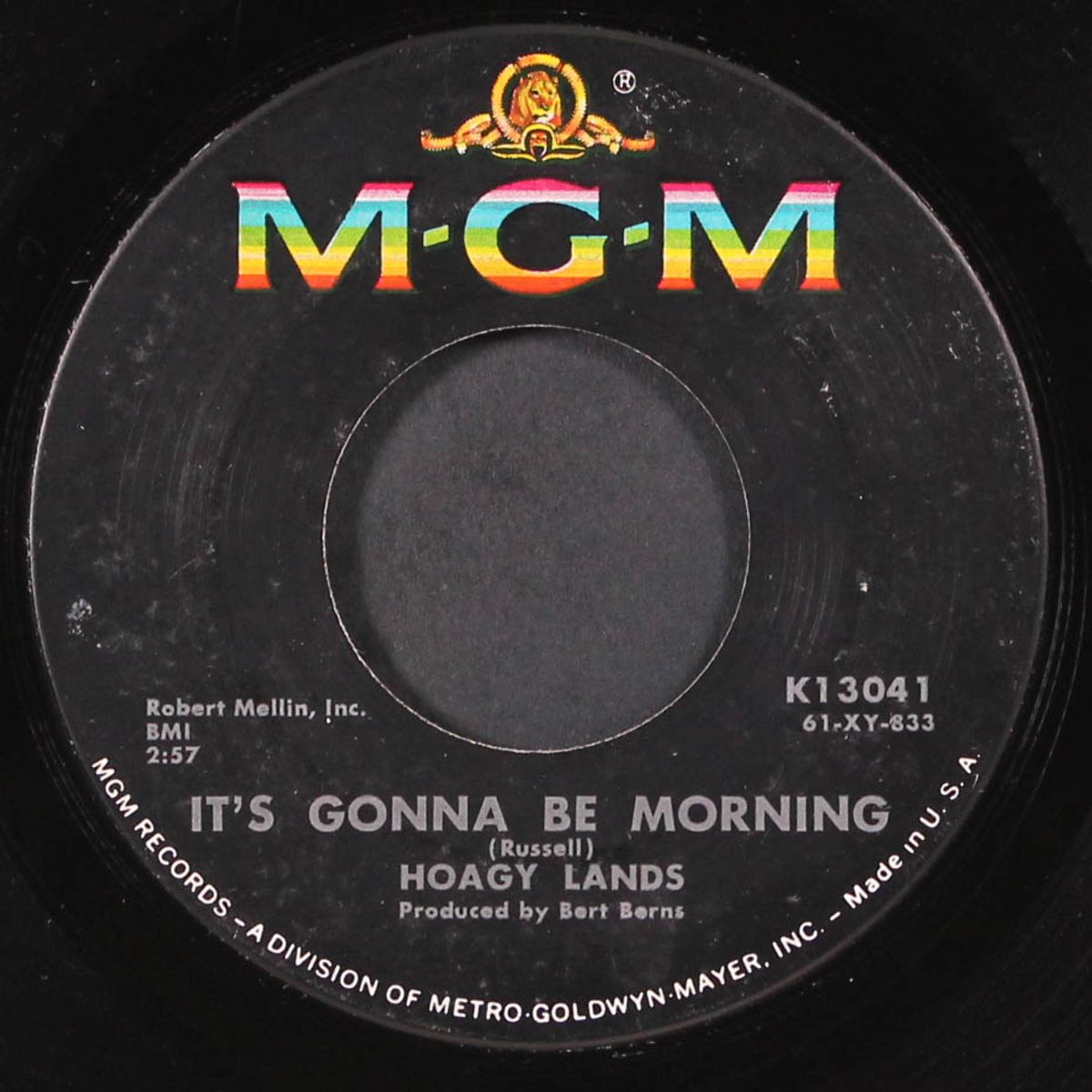 my tears are dry / it's gonna be morning by HOAGY LANDS