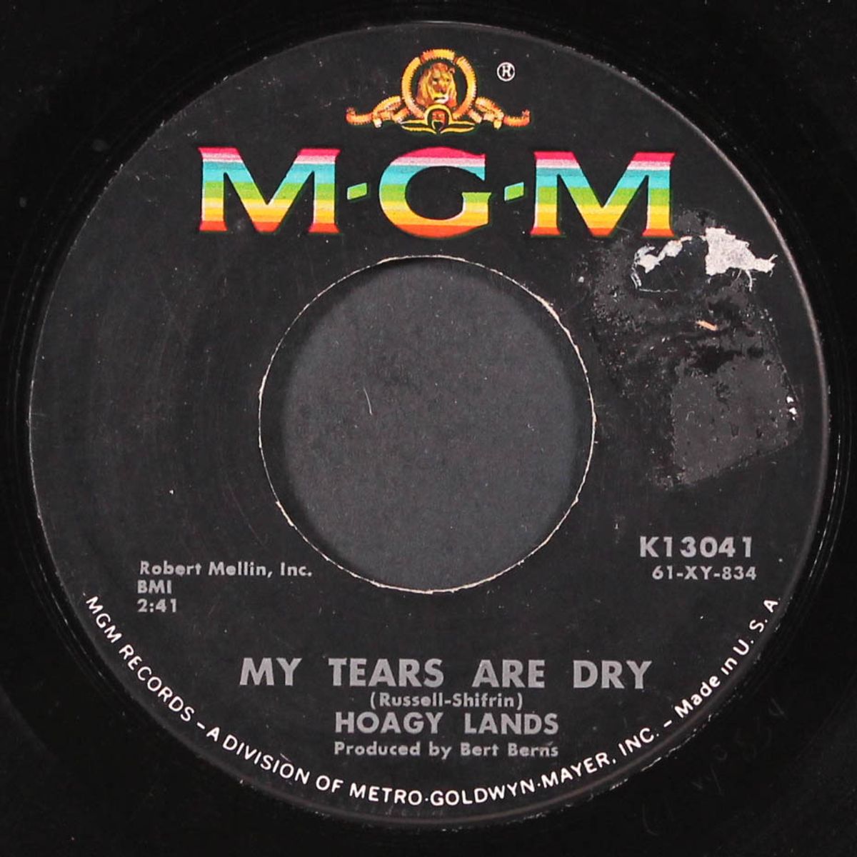 my tears are dry / it's gonna be morning by HOAGY LANDS