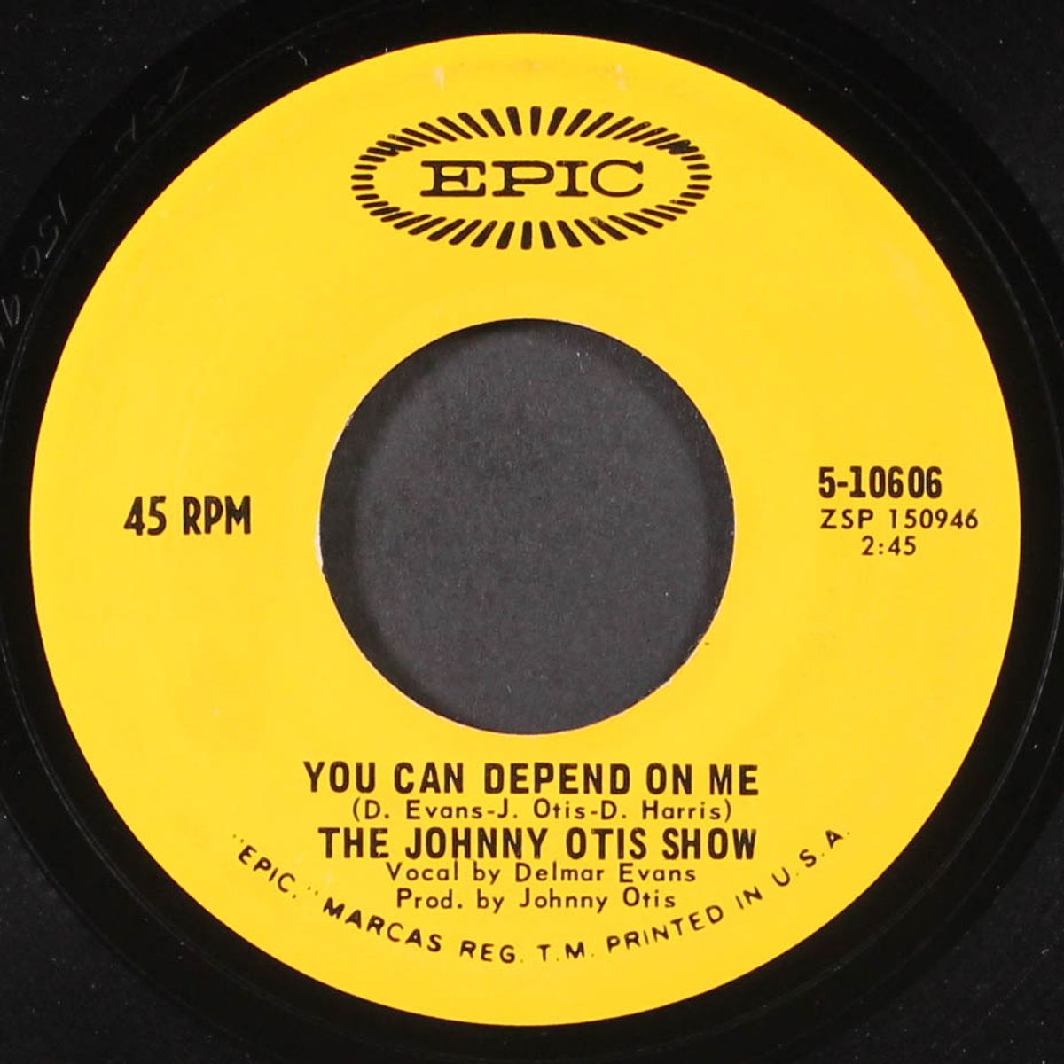 the watts breakaway / you can depend on me by JOHNNY OTIS