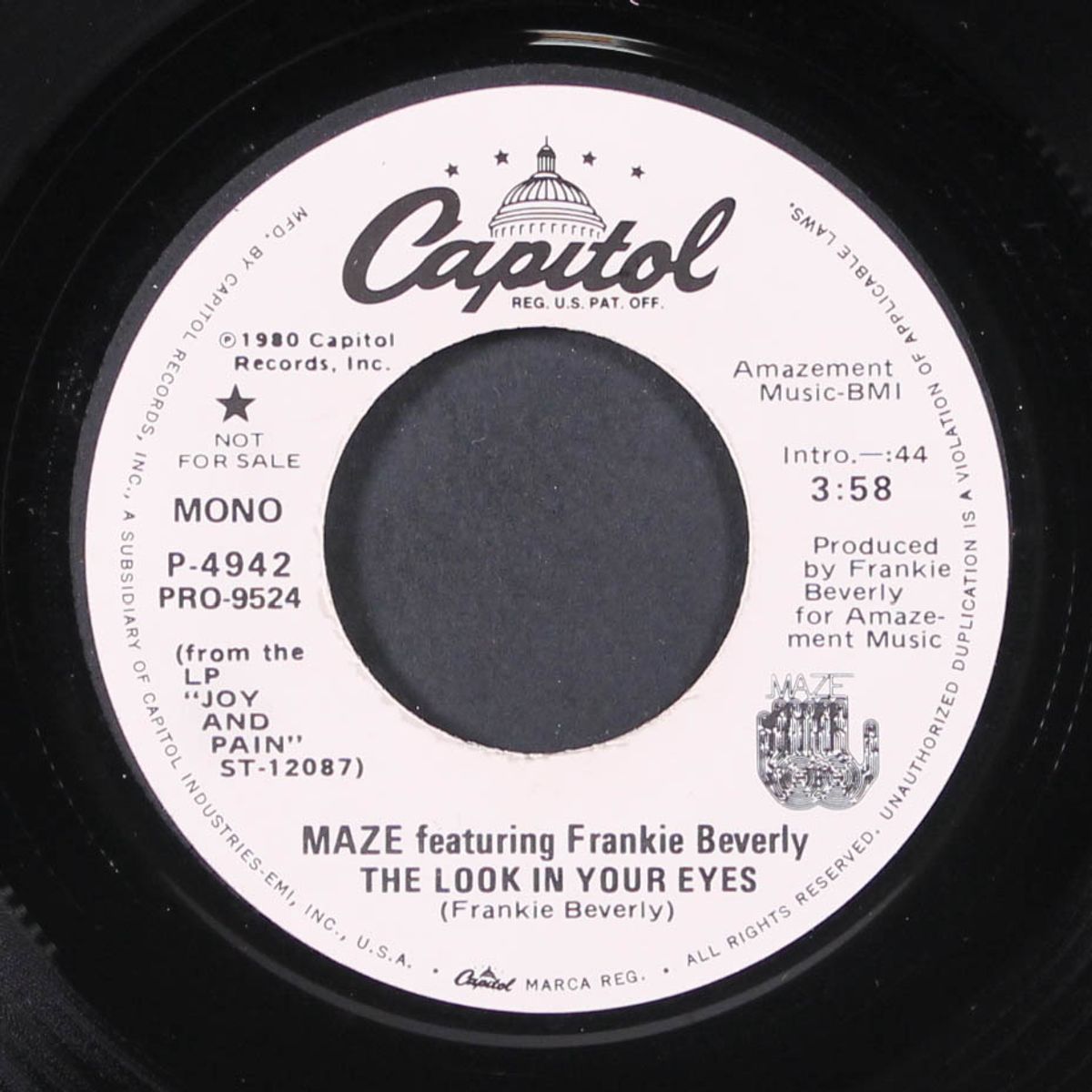 the look in your eyes / mono by MAZE