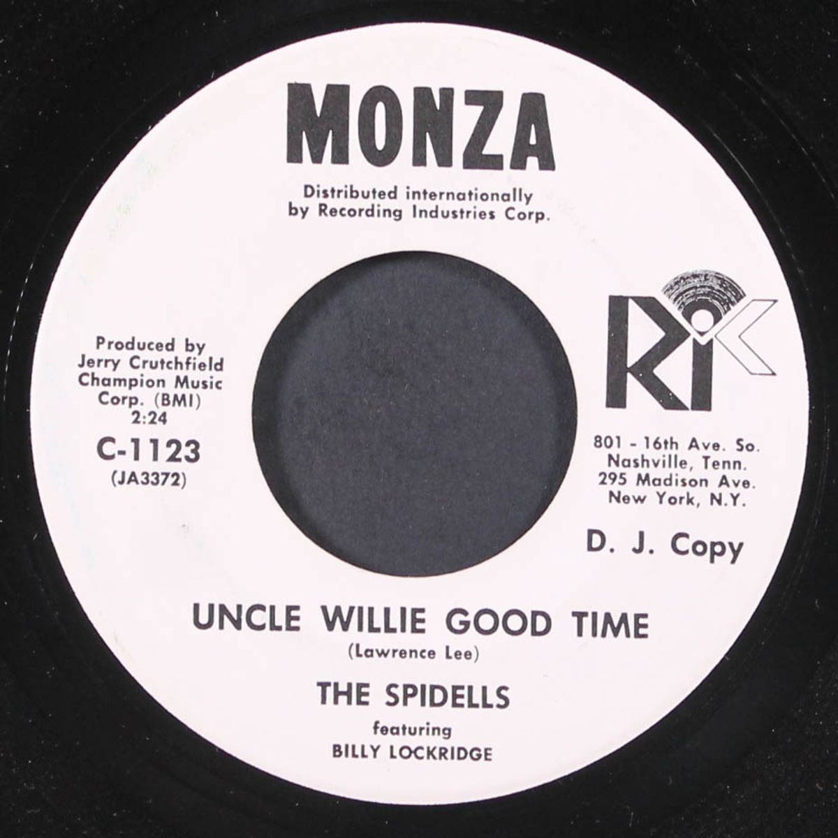 hmmm, with feeling darling / uncle willie good time by SPIDELLS