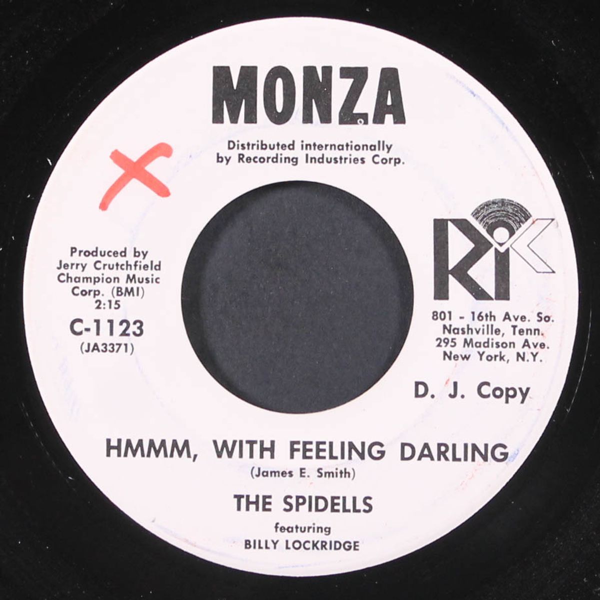 hmmm, with feeling darling / uncle willie good time by SPIDELLS
