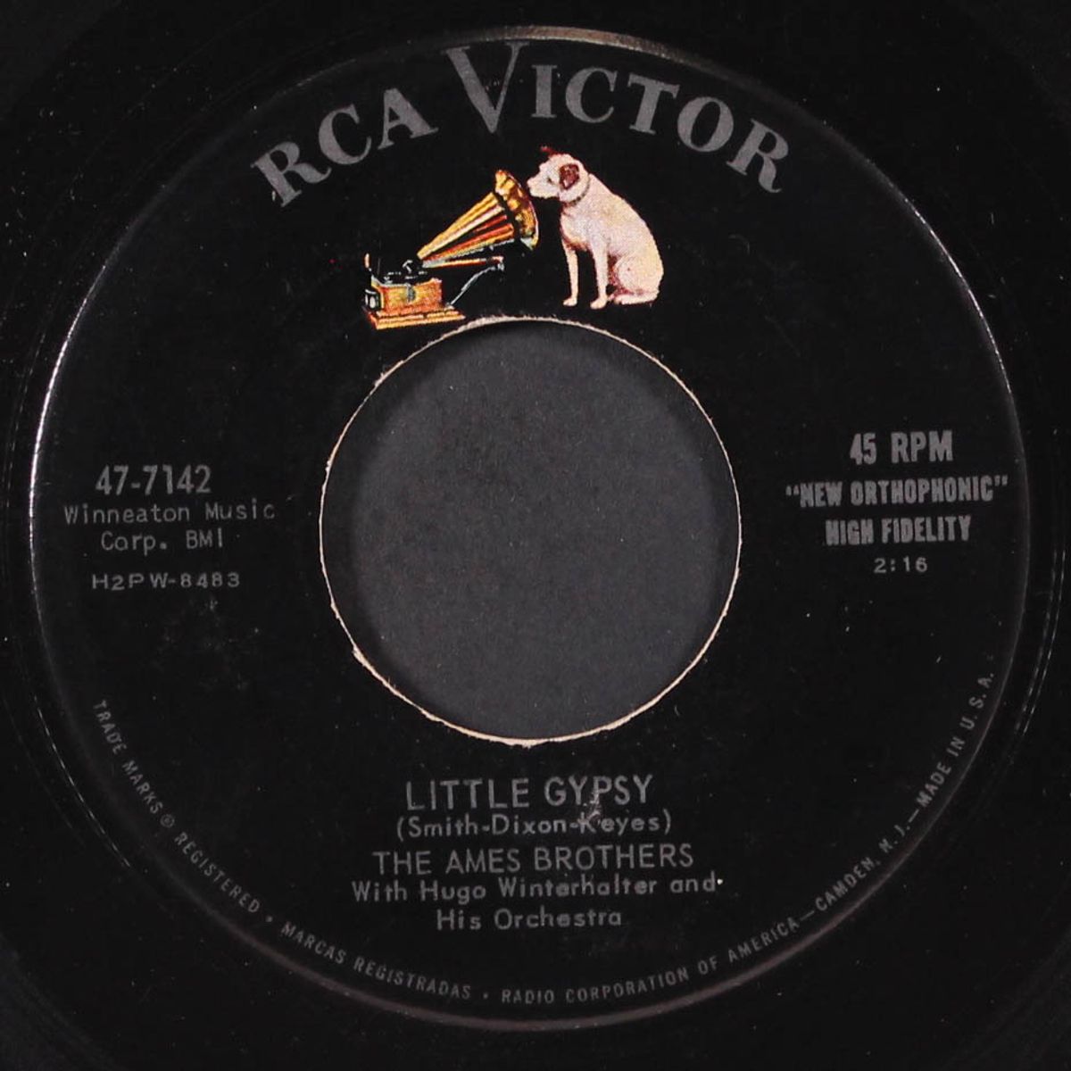 little gypsy / in love by AMES BROTHERS