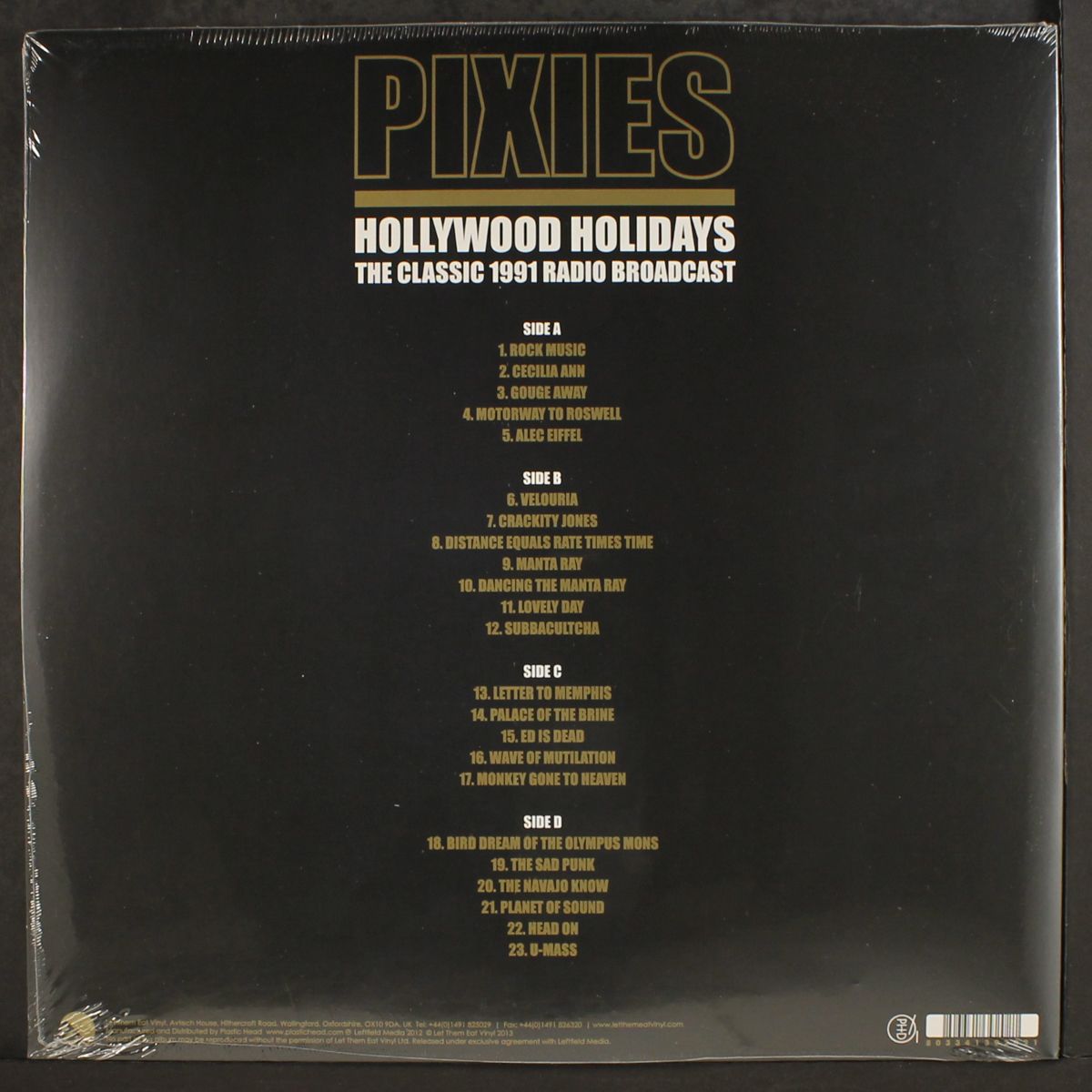 hollywood holidays: the classic 1991 radio broadcast by PIXIES