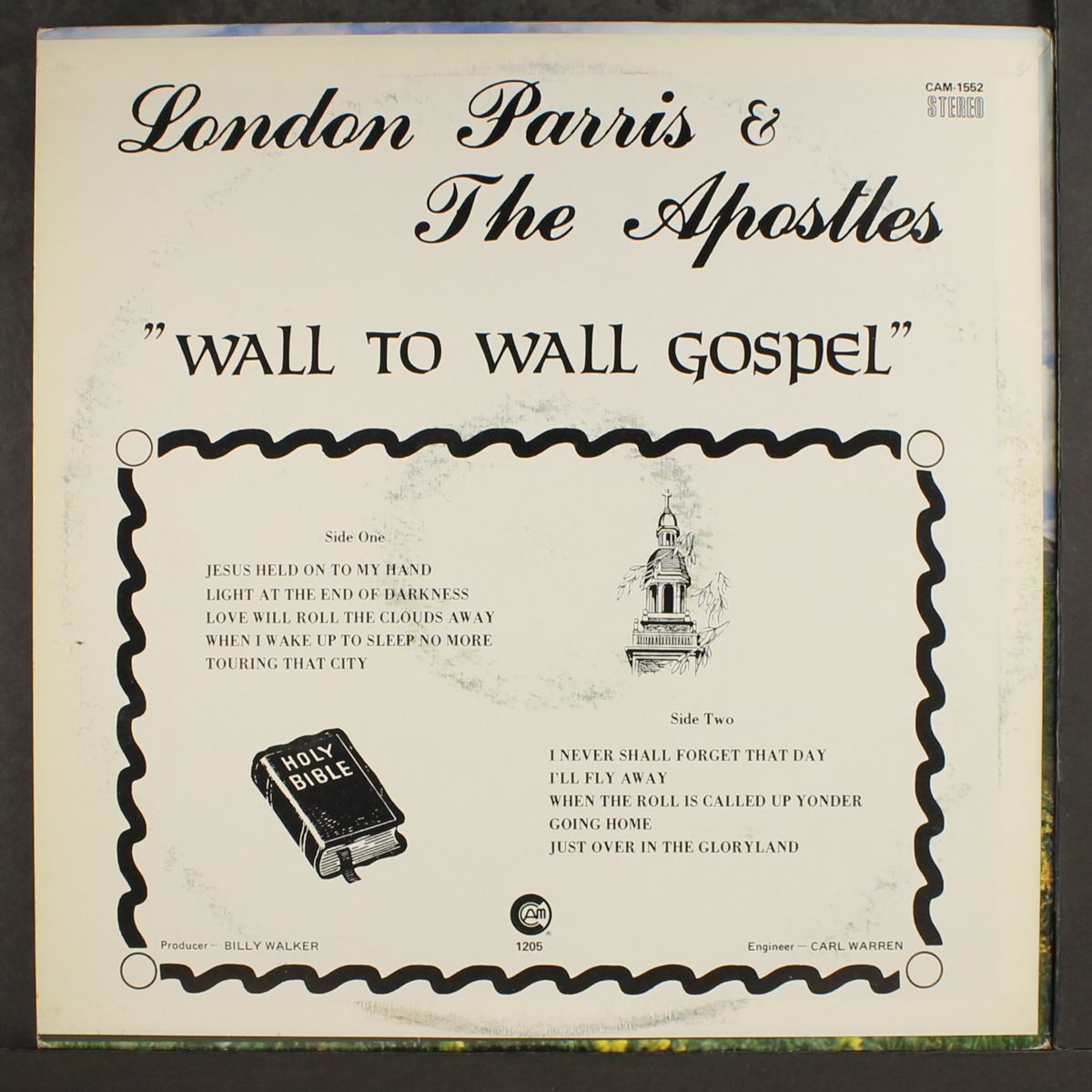 wall to wall gospel by LONDON PARRIS & APOSTLES