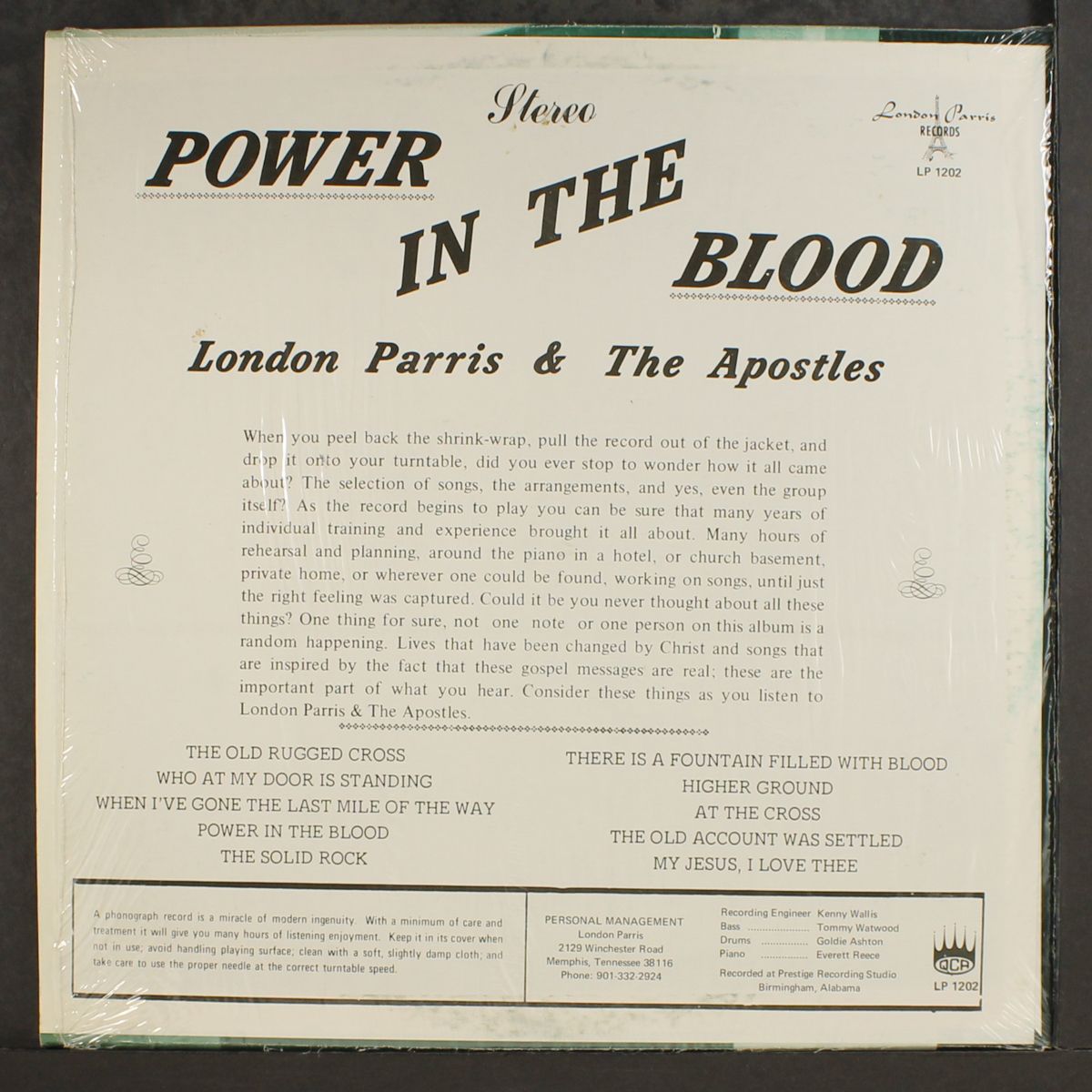 power in the blood by LONDON PARRIS & APOSTLES