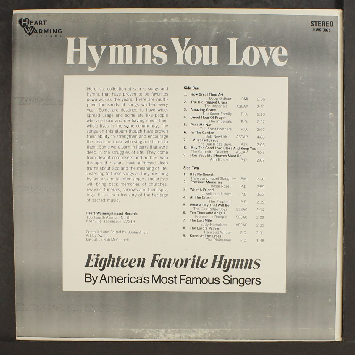 hymns you love by VARIOUS